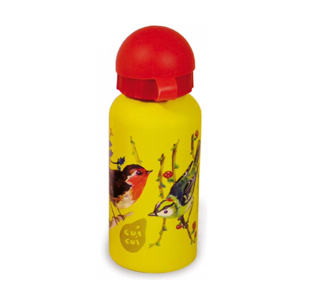 Gourde en métal Nathalie Lété Jaune